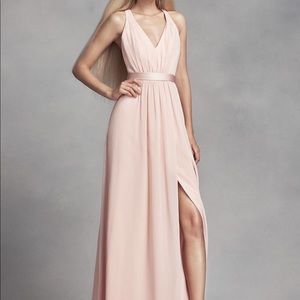 White by Vera Wang VW360310 Size 4 Blush Maxi